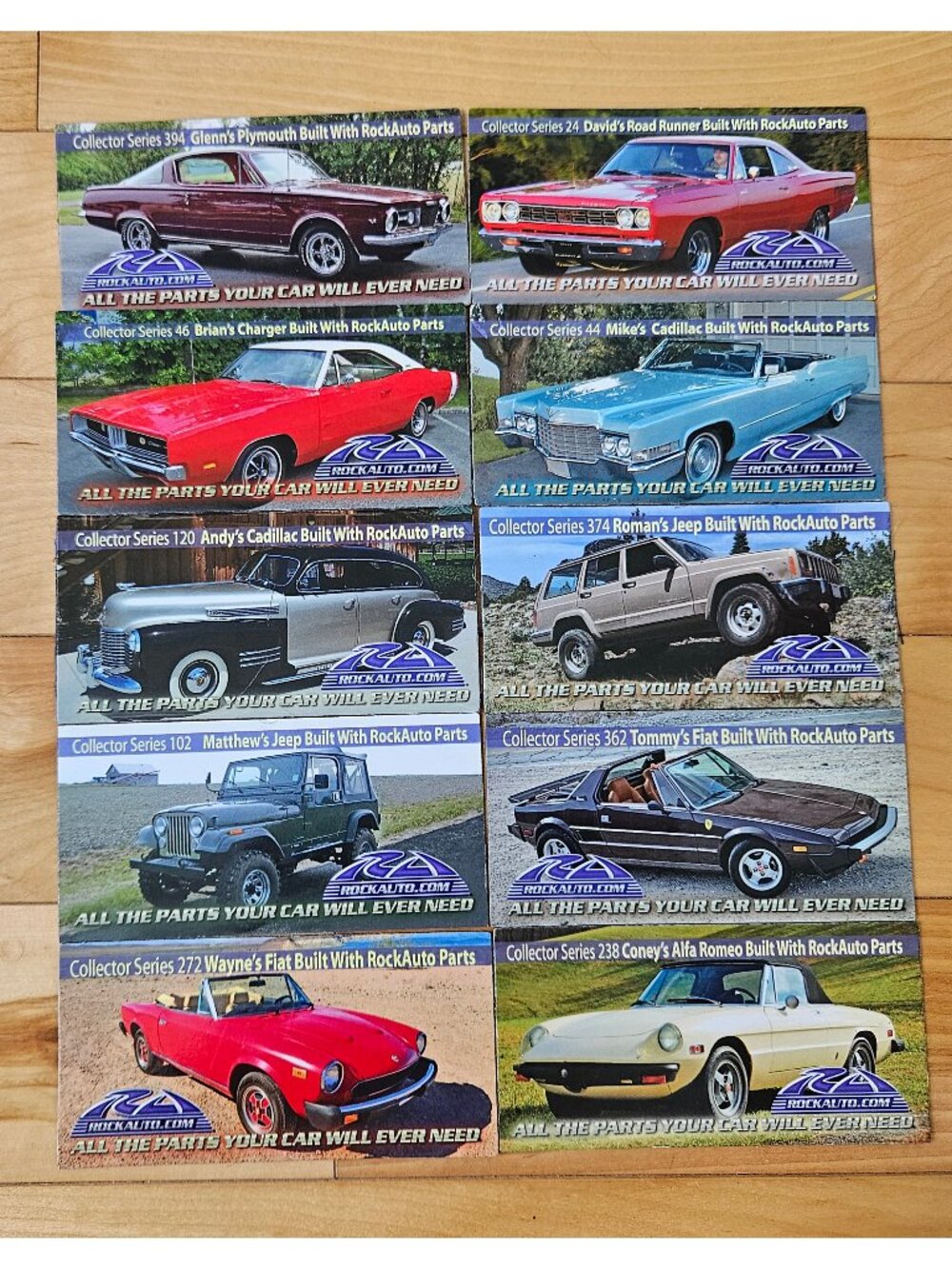 10 pc ROCKAUTO MAGNET LOT